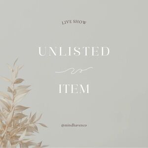 Unlisted Item | Live Show